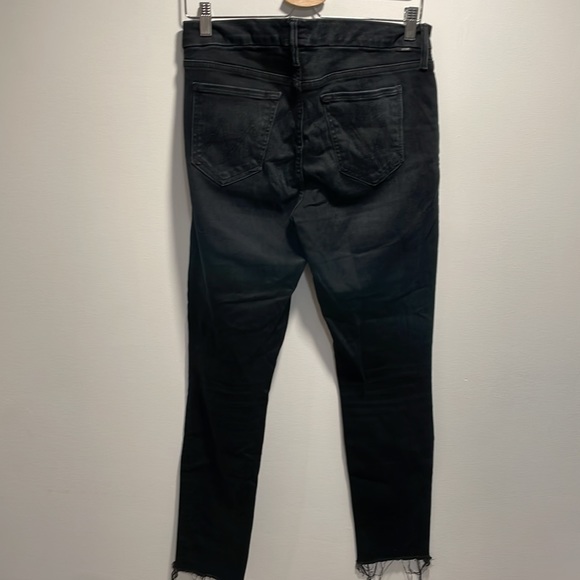 Mother Looker Ankle Fray black jeans - Picture 2 of 2